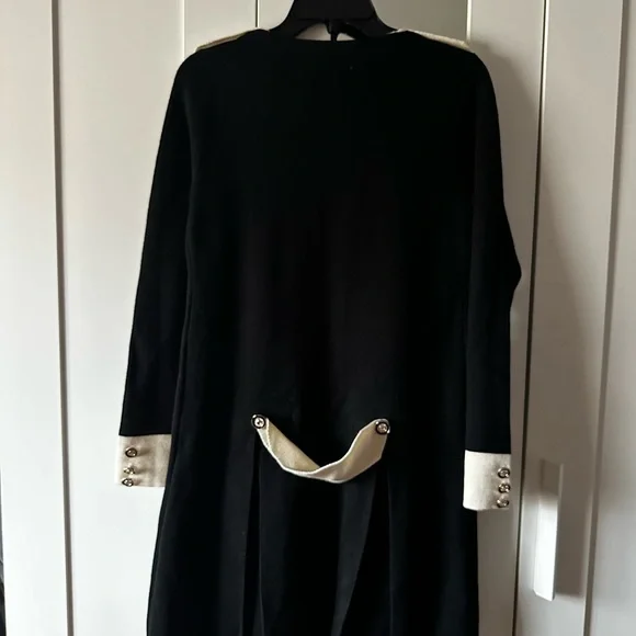 Vintage Moschino Jeans Sweater Knit Black Dress L (fits S/M) - Picture 3 of 13